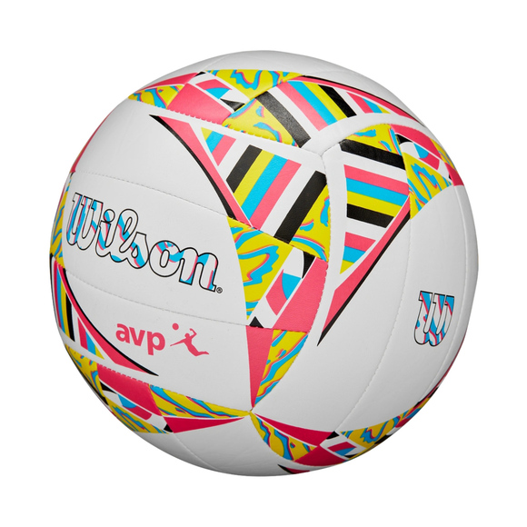Piłka siatkowa Wilson Avp Movement VB New biało-różowo-żółta WV4008001XBOF