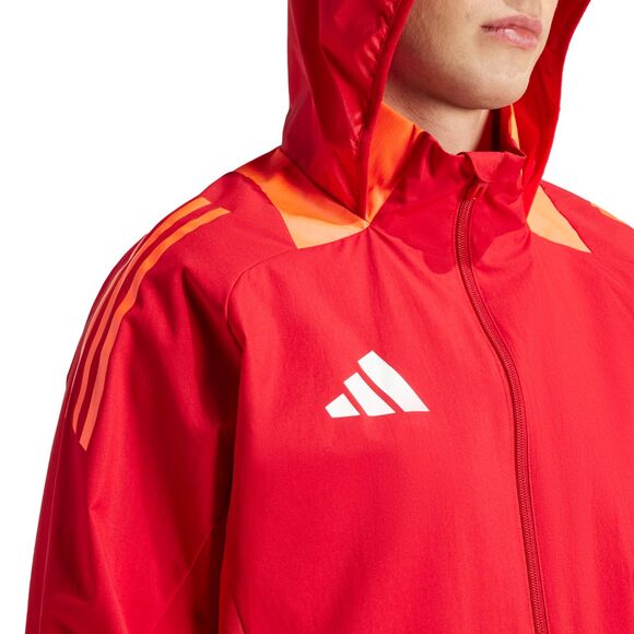 Kurtka męska adidas Tiro 24 Competition All-Weather czerwona IR9522