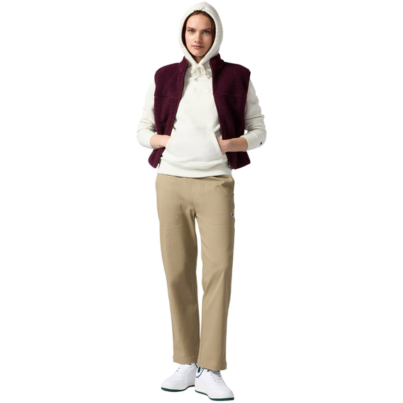 Bluza damska Champion Hooded Sweatshirt kremowa 118379 WW056