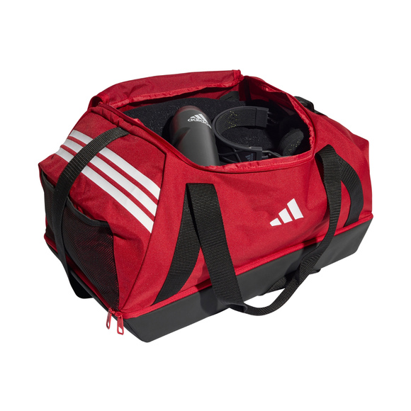 Torba adidas Tiro Duffle Medium With Bottom Compartment czerwona JY7953