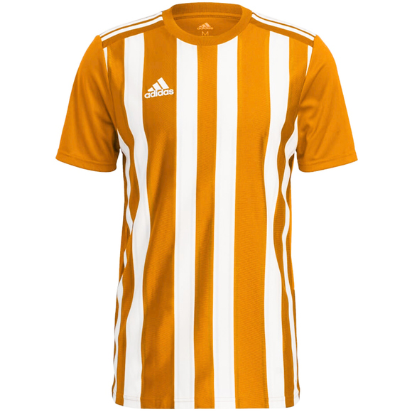 Koszulka męska adidas Striped 21 Jersey pomarańczowo-biała H35642