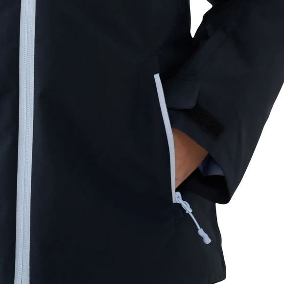 Kurtka narciarska dla dziewczynki 4F F0817 głęboka czerń 4FJWAW25TTJAF0817 20S