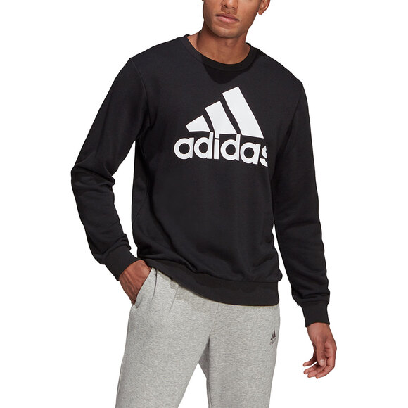 Bluza męska adidas Essentials Sweatshirt czarna GK9076