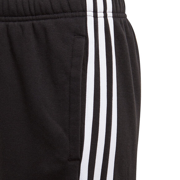 Spodenki dla dzieci adidas Essentials 3 Stripes Knit Short czarne DV1796