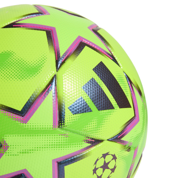 Piłka nożna adidas UCL Winter 26/27 League Stage zielono-czarno-różowa KY5573