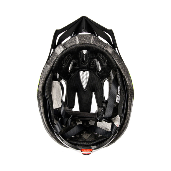 Kask rowerowy Meteor MV29 Drizzle M 55-58 cm czarny/neonowy zielony 16920