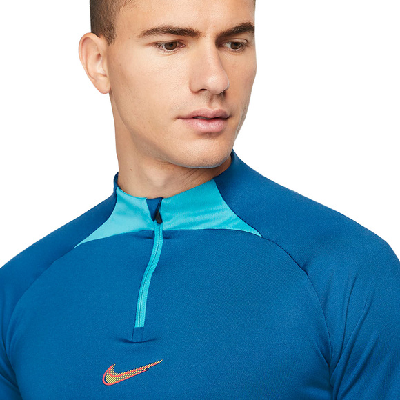 Bluza męska Nike Dri-FIT Strike Drill Top niebieska DH8732 407