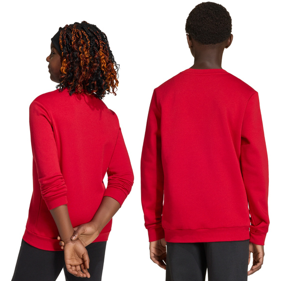 Bluza dla dzieci adidas Entrada 26 Sweat Top czerwona JZ6556
