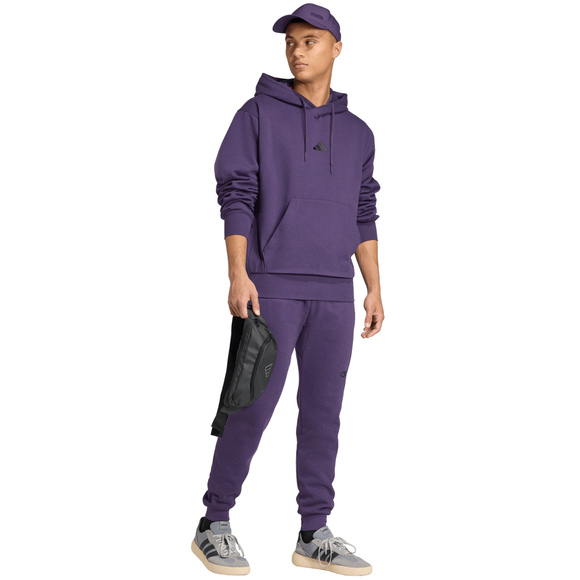 Bluza męska adidas Essentials Feelcozy fioletowa JX5661