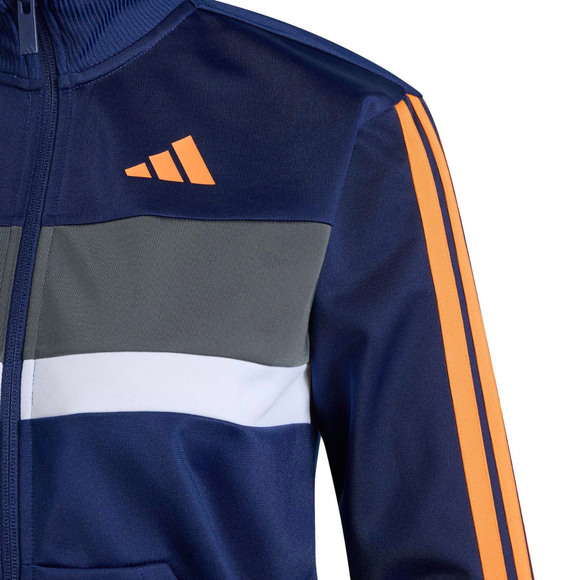 Dres dla dzieci adidas Seasonal Essentials Tiberio 3-Stripes granatowy KZ0148
