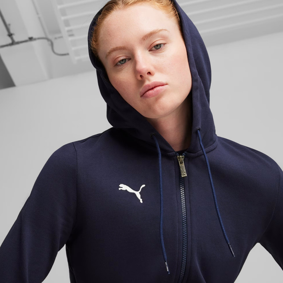 Bluza damska Puma Team Goal Casuals Hooded granatowa 658597 06