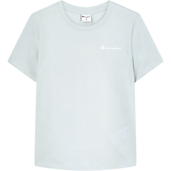 Koszulka damska Champion Short Sleeve T-shirt błękitna 118408 BS224