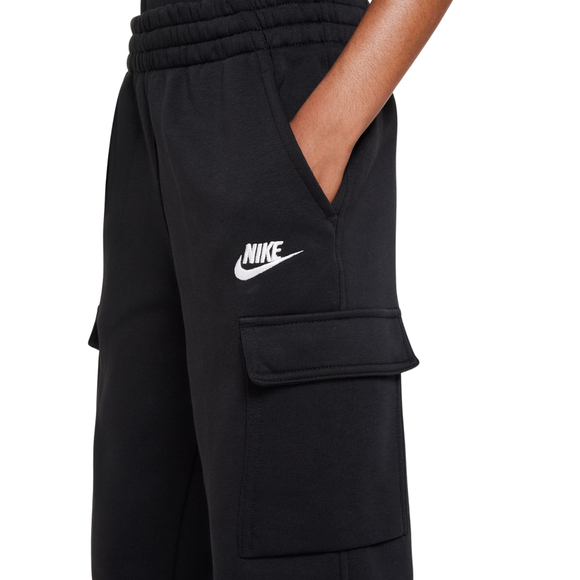 Spodnie dla dzieci Nike Sportswear Club Fleece czarne FD3012 010