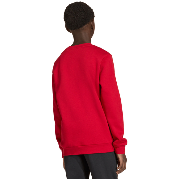 Bluza dla dzieci adidas Entrada 26 Sweat Top czerwona JZ6556