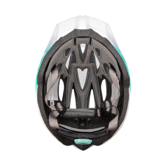 Kask Meteor Ovlo L 58-61 cm biało-miętowy 17363