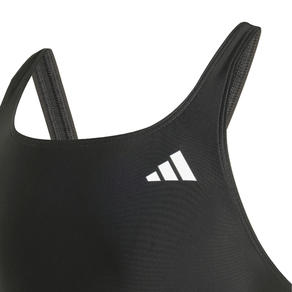 Kostium kąpielowy dla dziewczynki V-back Swimsuit czarny JM8223