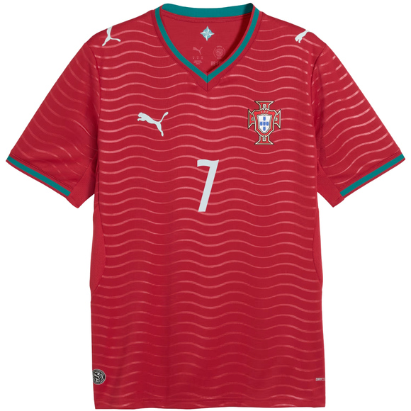Koszulka męska Puma Portugalia FPF Home Jersey Replica czerwona 788141 77