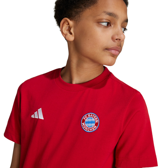 Koszulka dla dzieci adidas FC Bayern Munich Tee czerwona IT4138