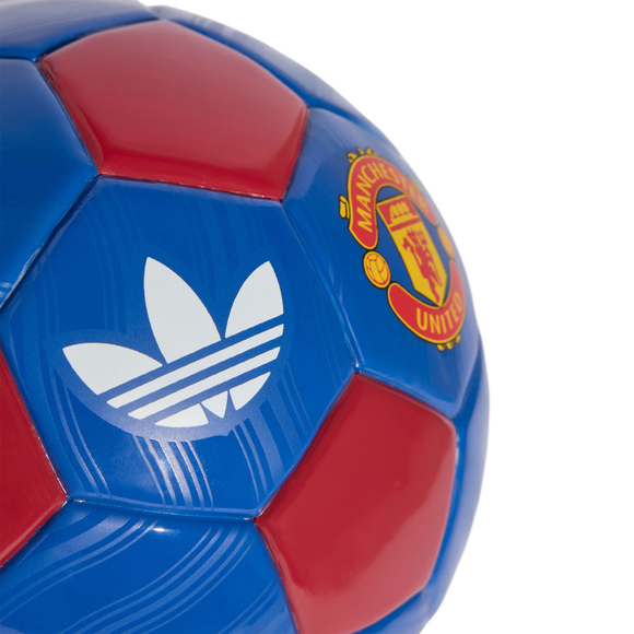 Piłka nożna adidas Manchester United Away Mini niebiesko-czerwona KE5121