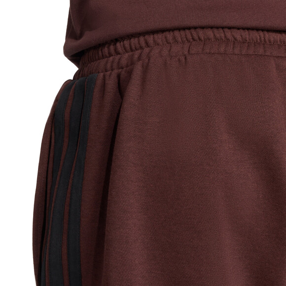 Spodnie męskie adidas Essentials 3-Stripes Fleece brązowe JX0749