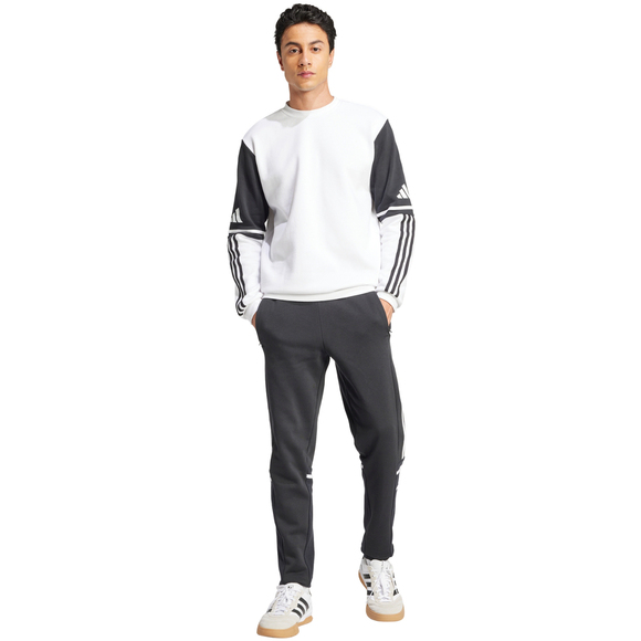 Bluza męska adidas Squadra 25 Sweat Crew biało-czarna JD2959