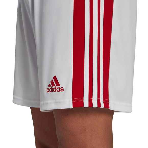 Spodenki męskie adidas Squadra 21 Shorts biało-czerwone adidas GN5770
