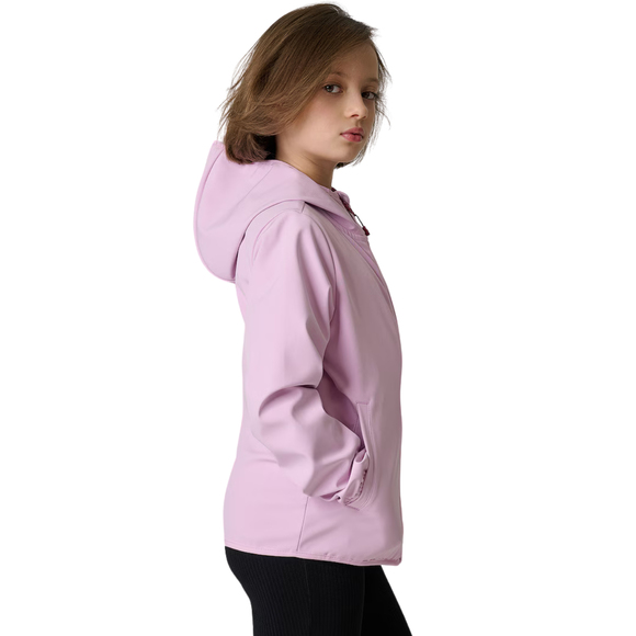 Kurtka dla dziewczynki softshell 4F F478 jasny fiolet 4FJWSS26TSOFF478 52S