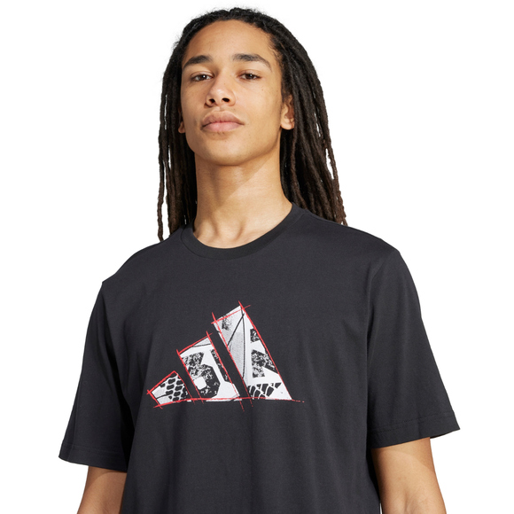 Koszulka męska adidas Logo Graphic czarna KA9800