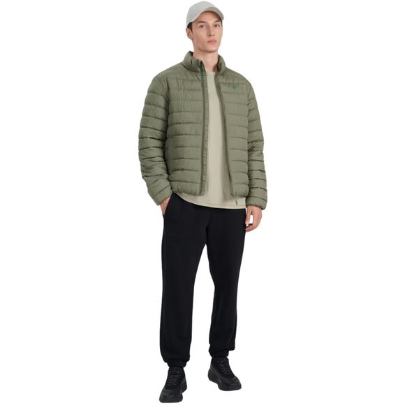 Kurtka męska puchowa 4F M597 khaki 4FWAW25TDJAM597 43S