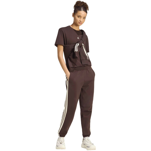Koszulka damska adidas Essentials Small Logo brązowa KX0795