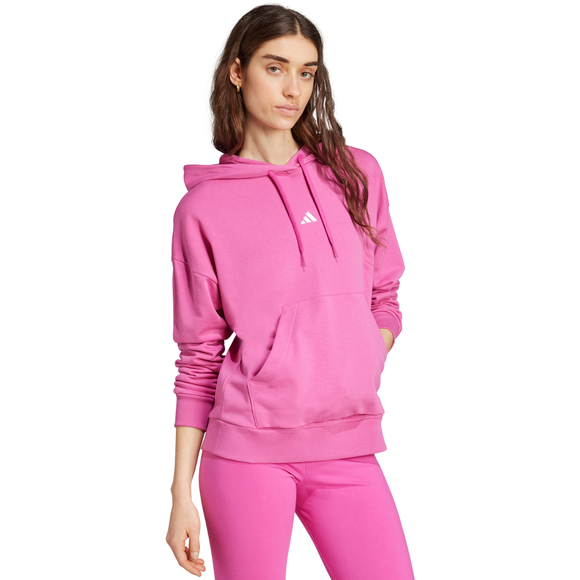 Bluza damska adidas Essentials Small Logo French Terry różowa JD3067