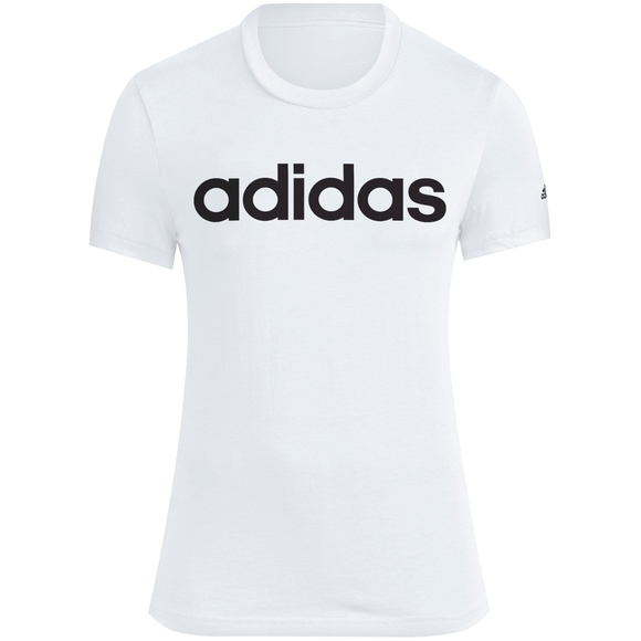 Koszulka damska adidas Essentials Linear biała GL0768