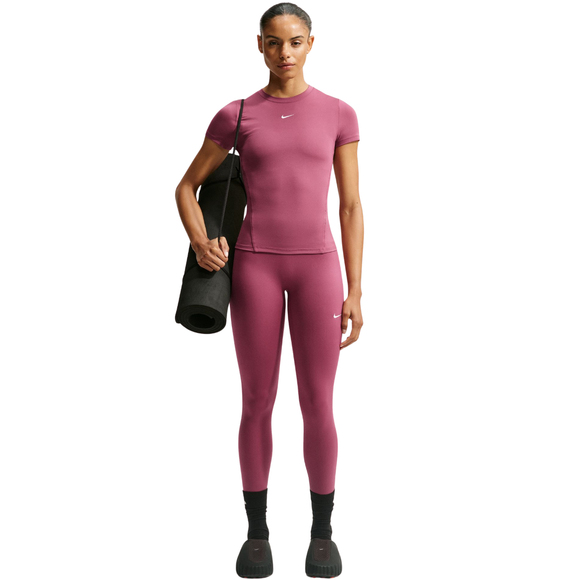 Legginsy damskie Nike One 7/8 różowe IO0579 654