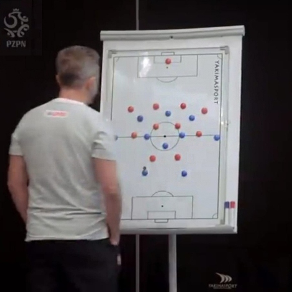 Tablica taktyczna 60x90 cm - piłka nożna