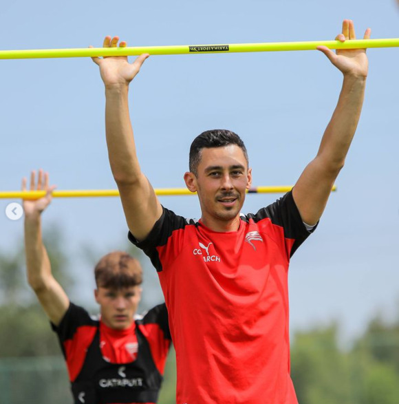 10x Laska treningowa 1 m Żółty