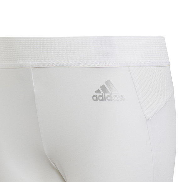 Spodenki dla dzieci adidas Techfit Tights białe H23163