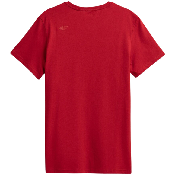 Koszulka męska 4F czerwona NOSH4 TSM352 62S