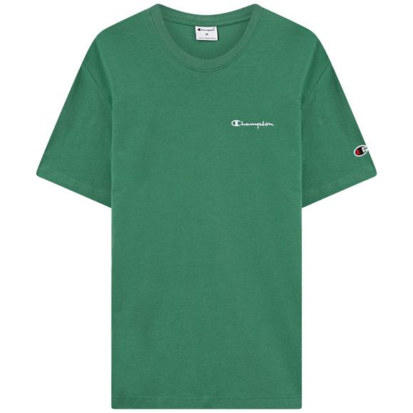 Koszulka męska Champion SS Tee zielona 221798 GS108