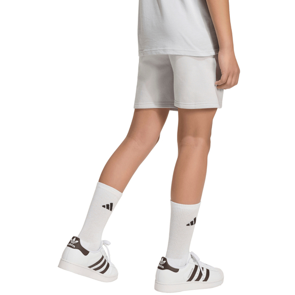 Spodenki dla dzieci adidas Entrada 26 Sweat szare KF5929