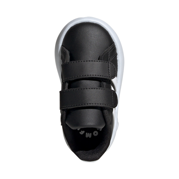Buty dla dzieci adidas Grand Court 2.0 czarno-białe ID5272