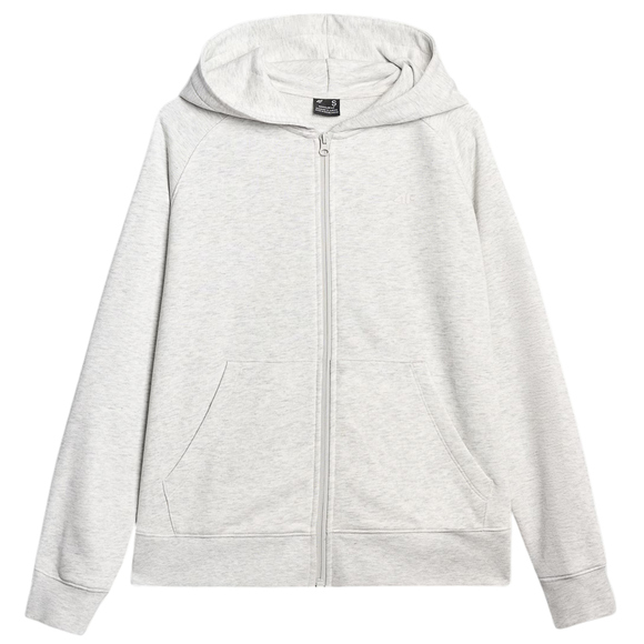 Bluza damska 4F F1763 jasny szary 4FWMM00TSWSF1763 27M