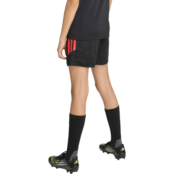 Spodenki dla dzieci adidas Tiro 26 League czarno-czerwone JY7148
