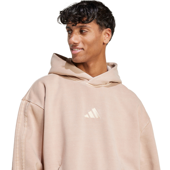 Bluza męska adidas A SZN W FL HD beżowa JL6537