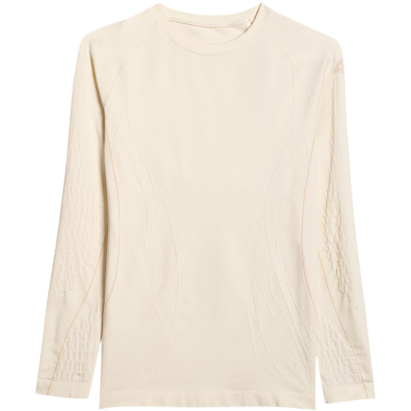 Koszulka termoaktywna damska 4F F203 złamana biel 4FWAW25USEAF203 11S