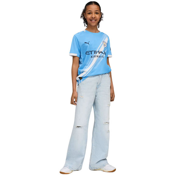 Koszulka dla dzieci Puma Manchester MCFC Home Jersey Replica błękitna 780341 01