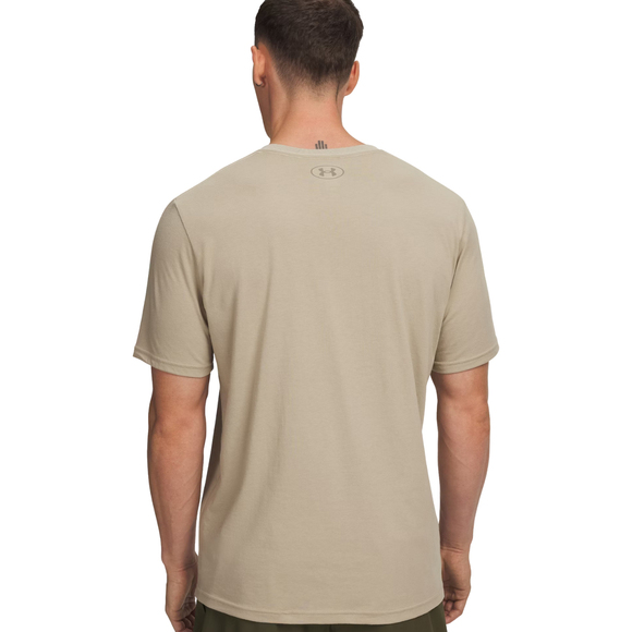 Koszulka męska Under Armour Sportstyle LC SS beżowa 1326799 302