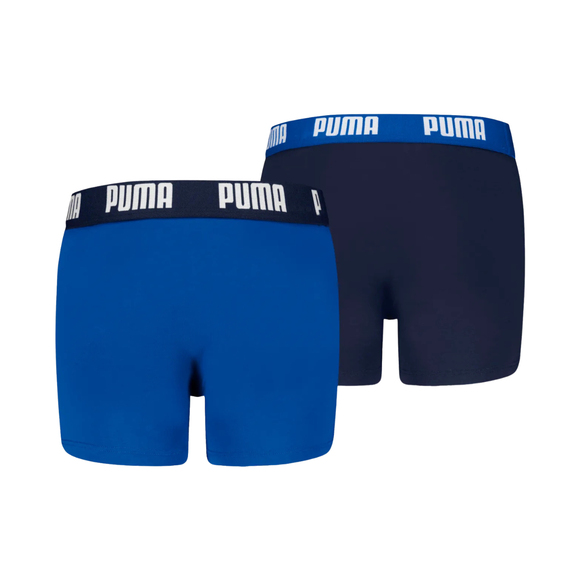Bokserki dla dzieci Puma Everyday Basic 2 pak niebieskie, granatowe 938971 06