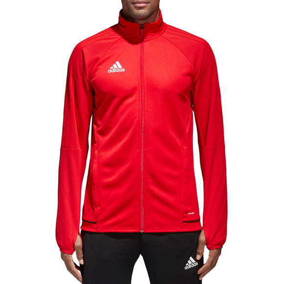 Bluza męska adidas Tiro 17 Training Jacket czerwona BQ2710