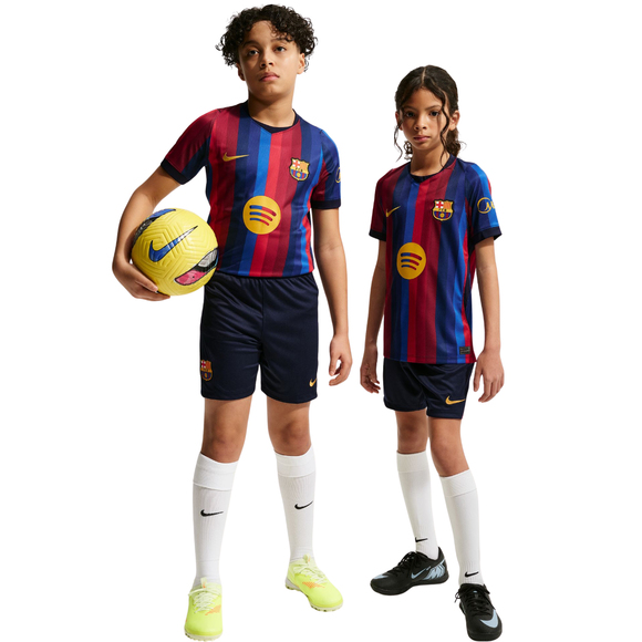 Spodenki dla dzieci Nike FC Barcelona 2026/27 Stadium Home granatowe II1719 498