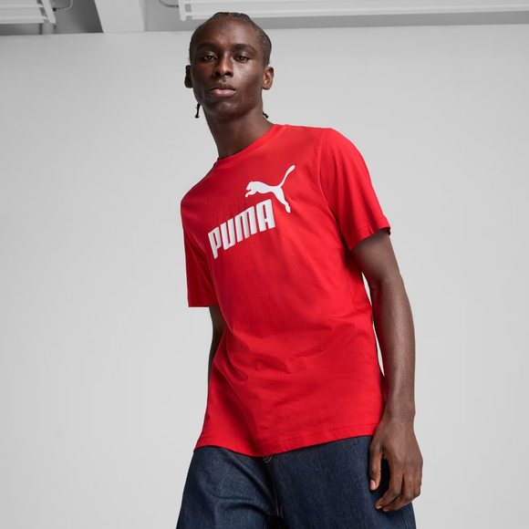 Koszulka męska Puma Ess No.1 Logo Tee czerwona 682532 11
